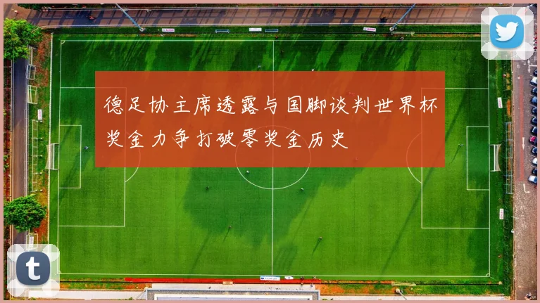 德足协主席透露与国脚谈判世界杯奖金力争打破零奖金历史